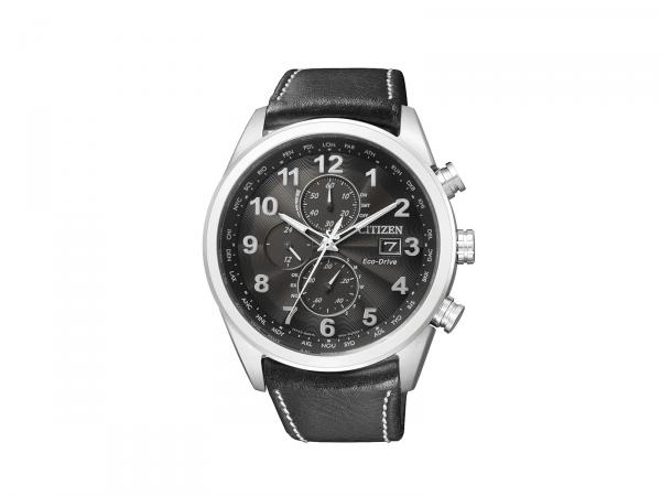AT8011-04E - Citizen Radiocontrollato 43 mm Pelle